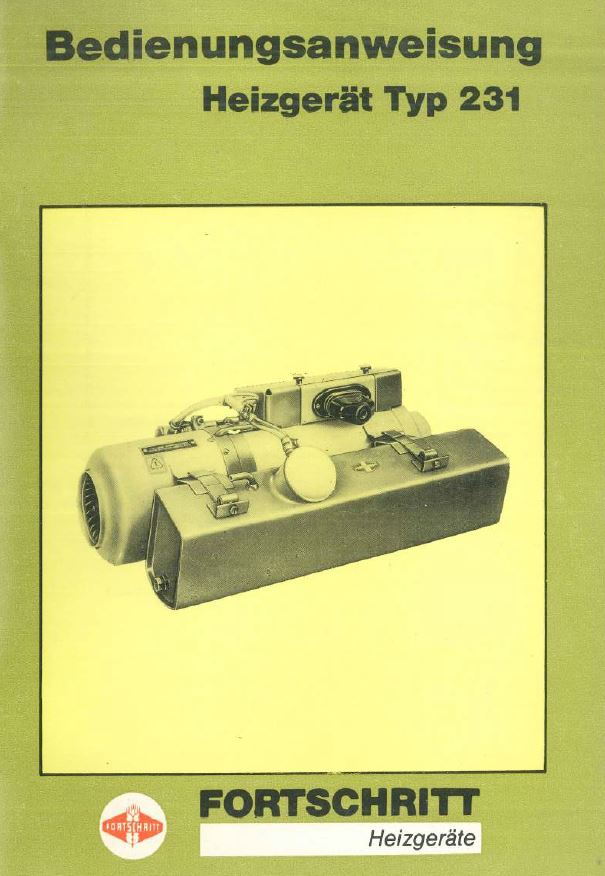 sirokko-ersatzteile-heizung-231-232-sonstiges-anleitungen-anleitung-1987-h-70014-_0 Bedienungsanleitung Typ 231 (1987)